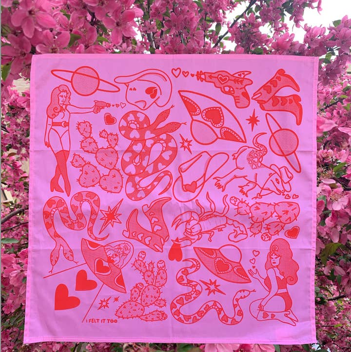 I Felt It Too - Wholesale Bandana - Women's - Cosmic Cowgirls Bandana0