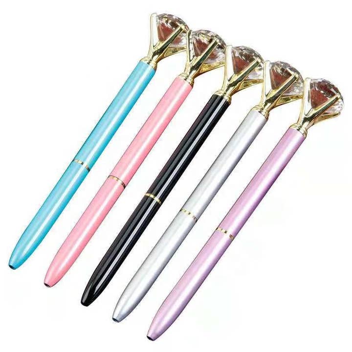 Deserved Happiness - Wholesale Pen - Diamond Blue Ink Pen
