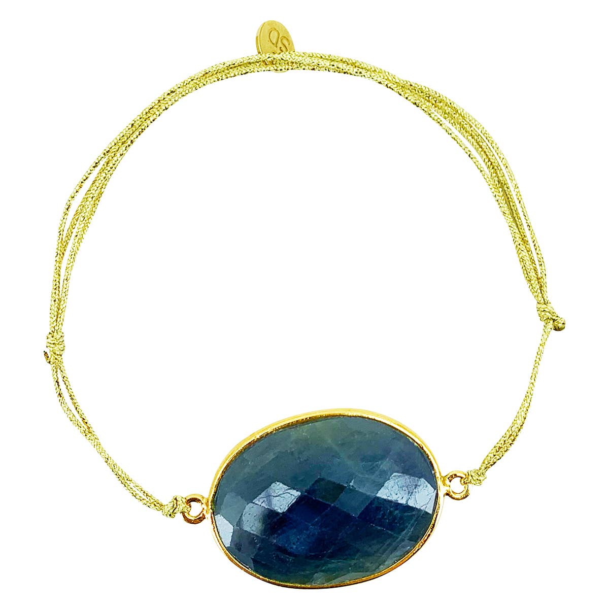 Sophie Deschamps Bijoux – wholesale Pärlarmband – TAJ-armband, guldbelagd med safir (BHOGM)16