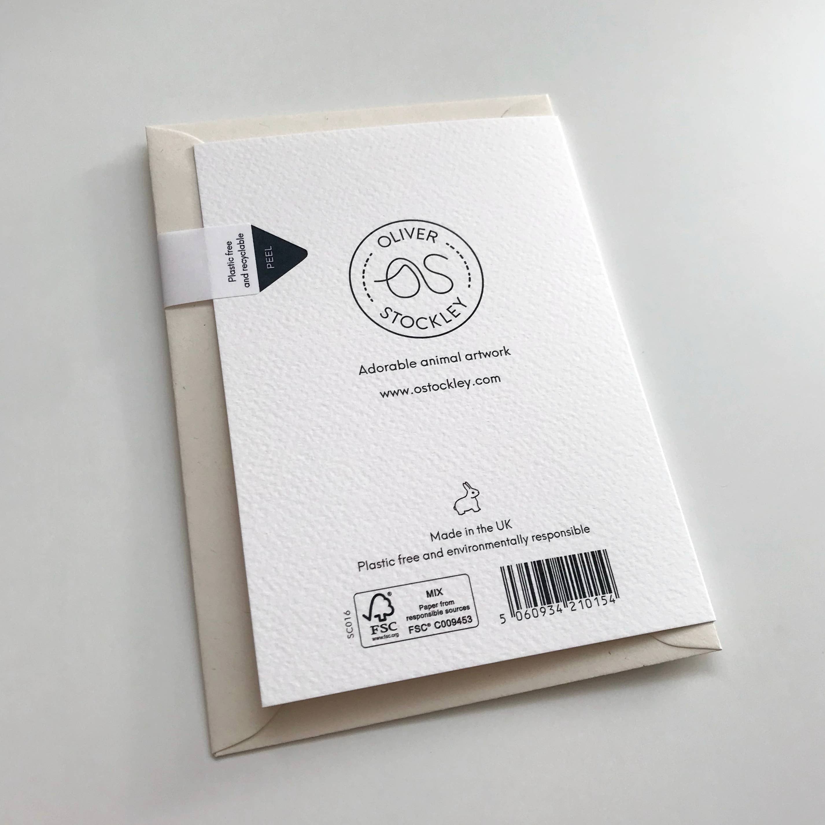 Oliver Stockley – wholesale Christmas card – Snowy Pooch Dog Christmas Card2