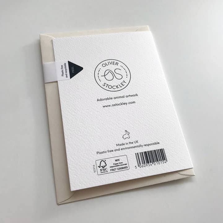 Oliver Stockley – wholesale Christmas card – Snowy Pooch Dog Christmas Card2