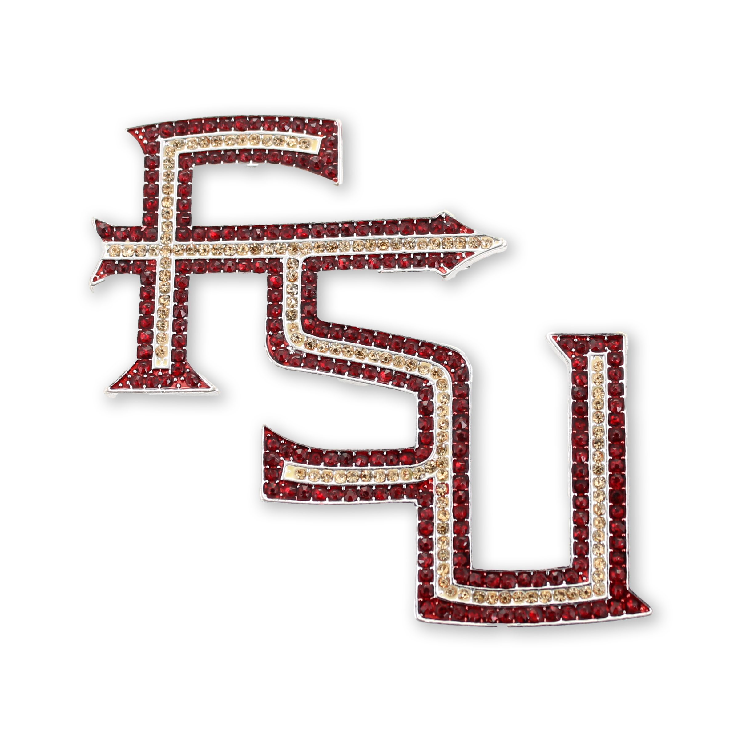 Seasons Jewelry - Wholesale Lapel Pin/Button - Florida State Crystal Pin1