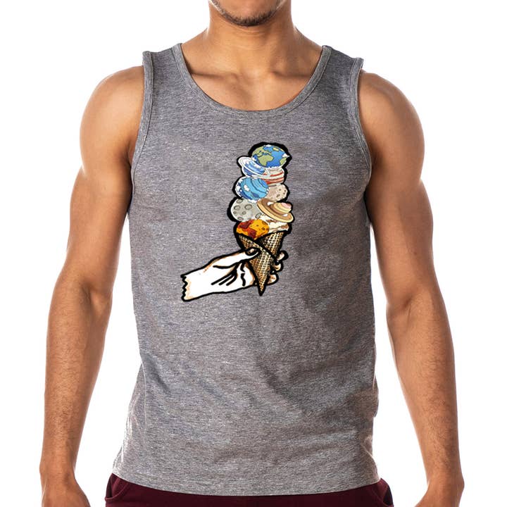 Unisex Universe Ice CreamTank/ Yoga/ Exercise/Summer for wholesale by Maqoba