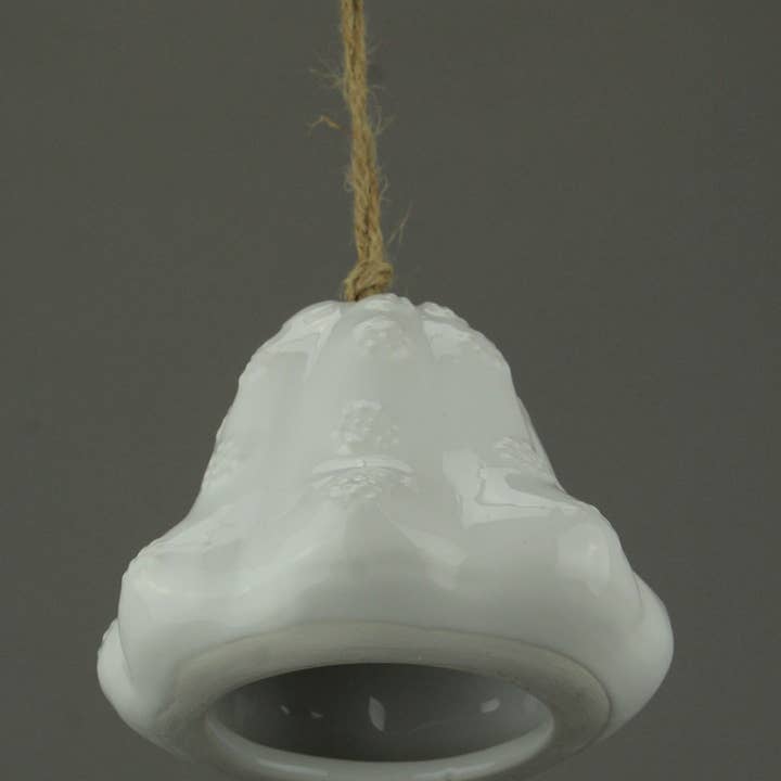 Things2Die4 - Wholesale Hanging Planter - White Ceramic Art Jellyfish Hanging Air Plant Holder1