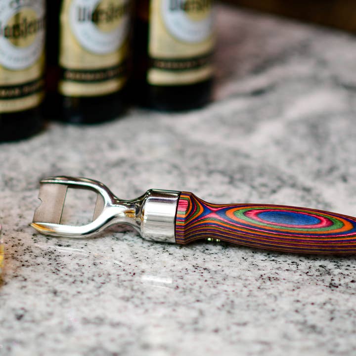 Island Bamboo - Wholesale Bottle/wine opener - 8.5" Rainbow Bottle Opener2