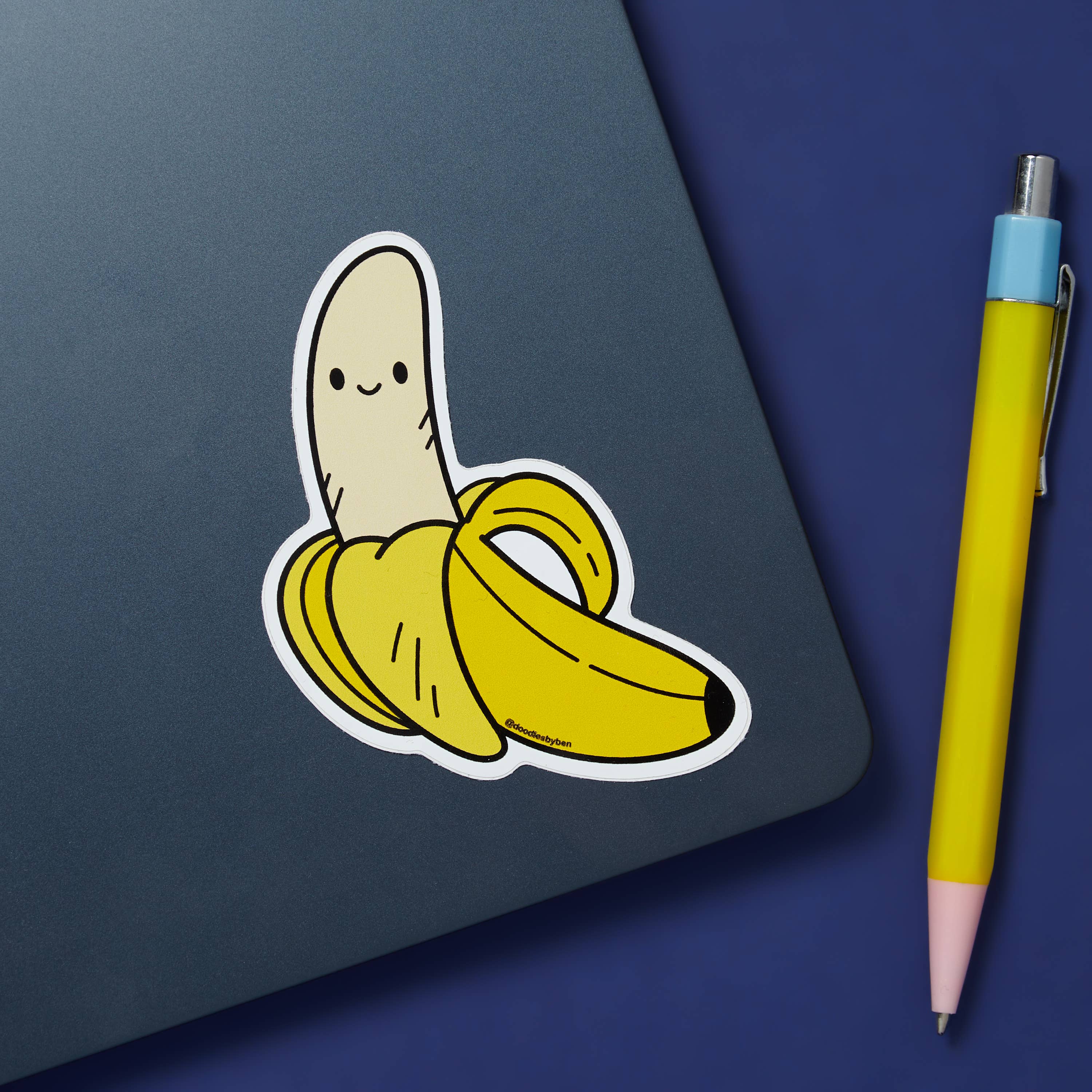 Higglebees – wholesale Sticker – Banana - Vinyl Sticker0