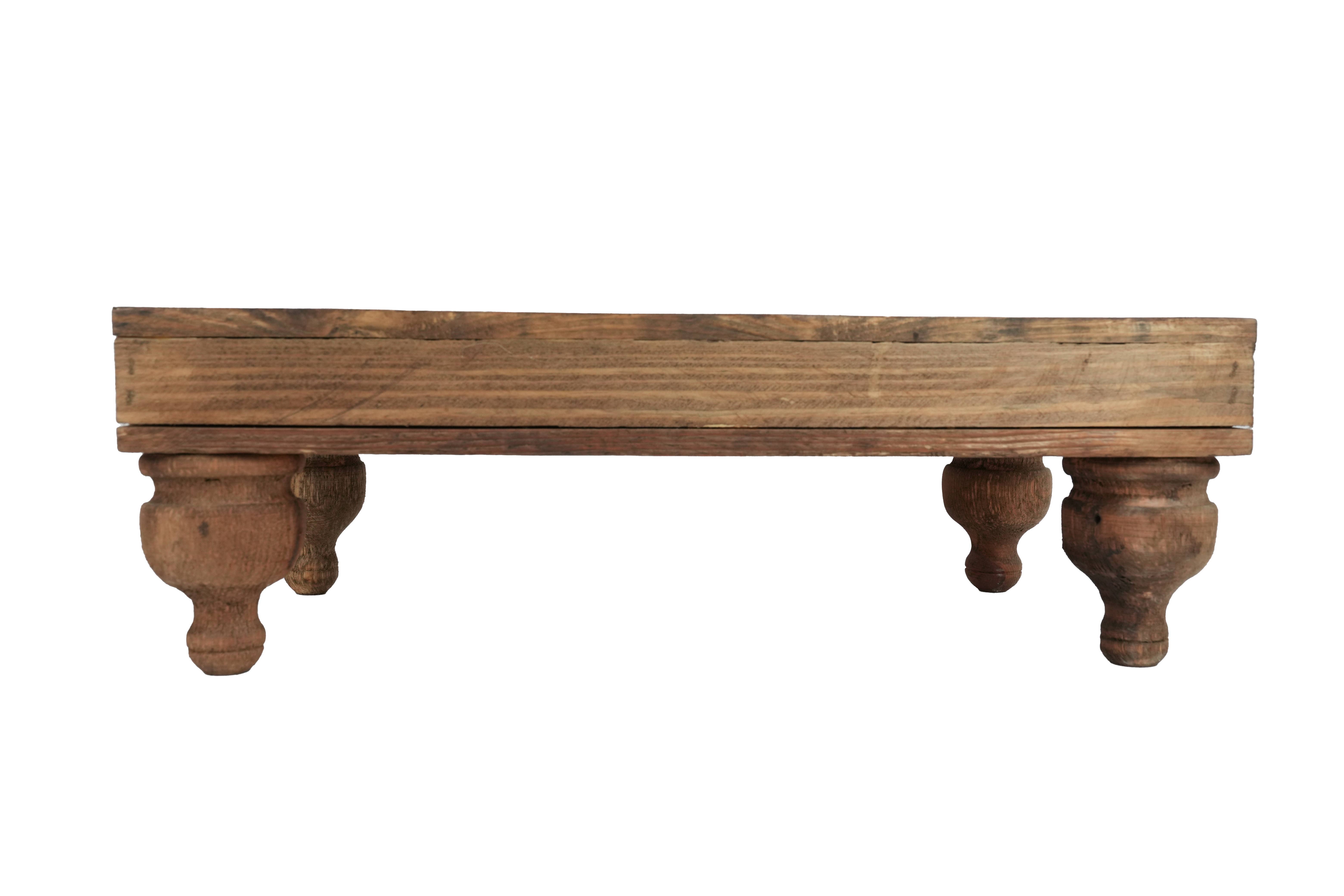 My Amigos Imports – wholesale Återförsäljarskyltning – Cali-20x12 tum-Gårdstårta Bord-Display-Återvunnet Trä-Brun3