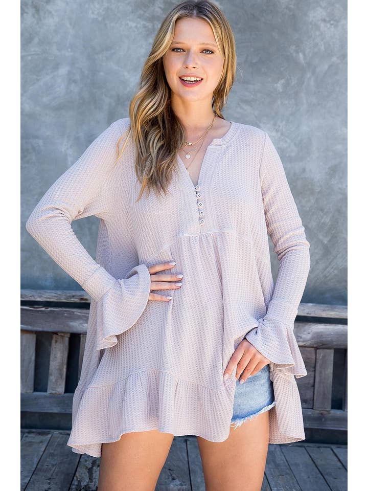 Sweet Lovely by Jen - Wholesale Tunic - Women's - SW275 - Waffle Knit Flare Top15