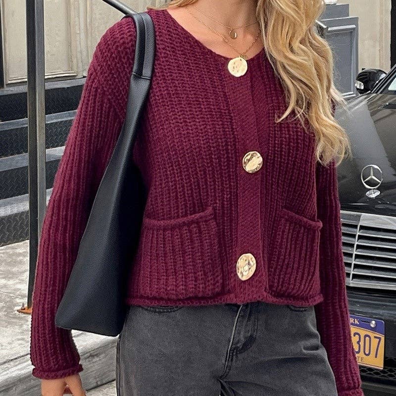 UZ Wholesale Store - Wholesale Knit Sweater - Women's - Wool Knit Long Sleeve Shirt Sweater0