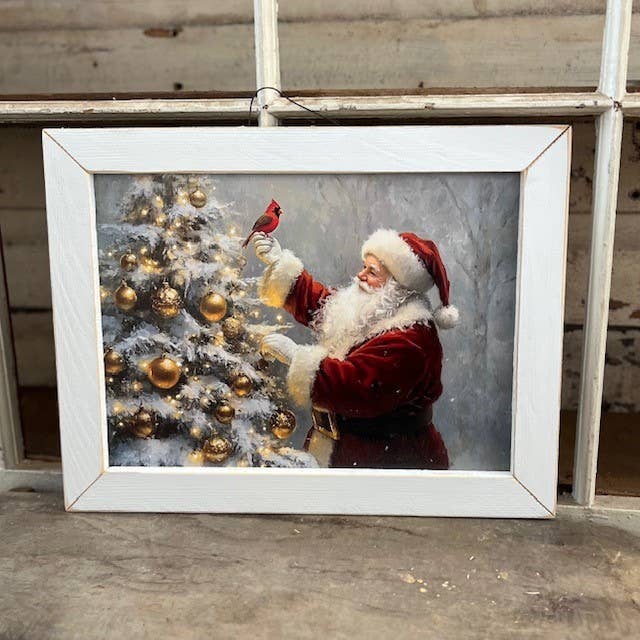 JanMichaels Art & Home - Wholesale Wall Sign - HMK369L Santas Cardinal5