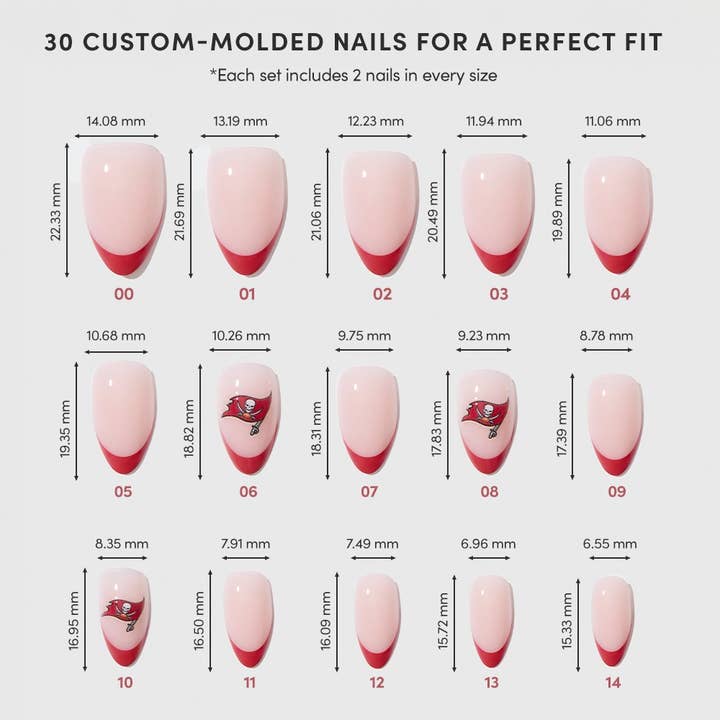 Glamnetic - Wholesale Press-On/Fake Nails - Glamnetic x Fanatics NFL Press-On Nail Collection72