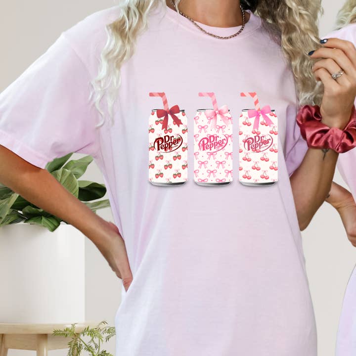 Dr.-Pepper-Komfortfarben-T-Shirt für den Großhandel von Classy and Sassy Creations and Boutique