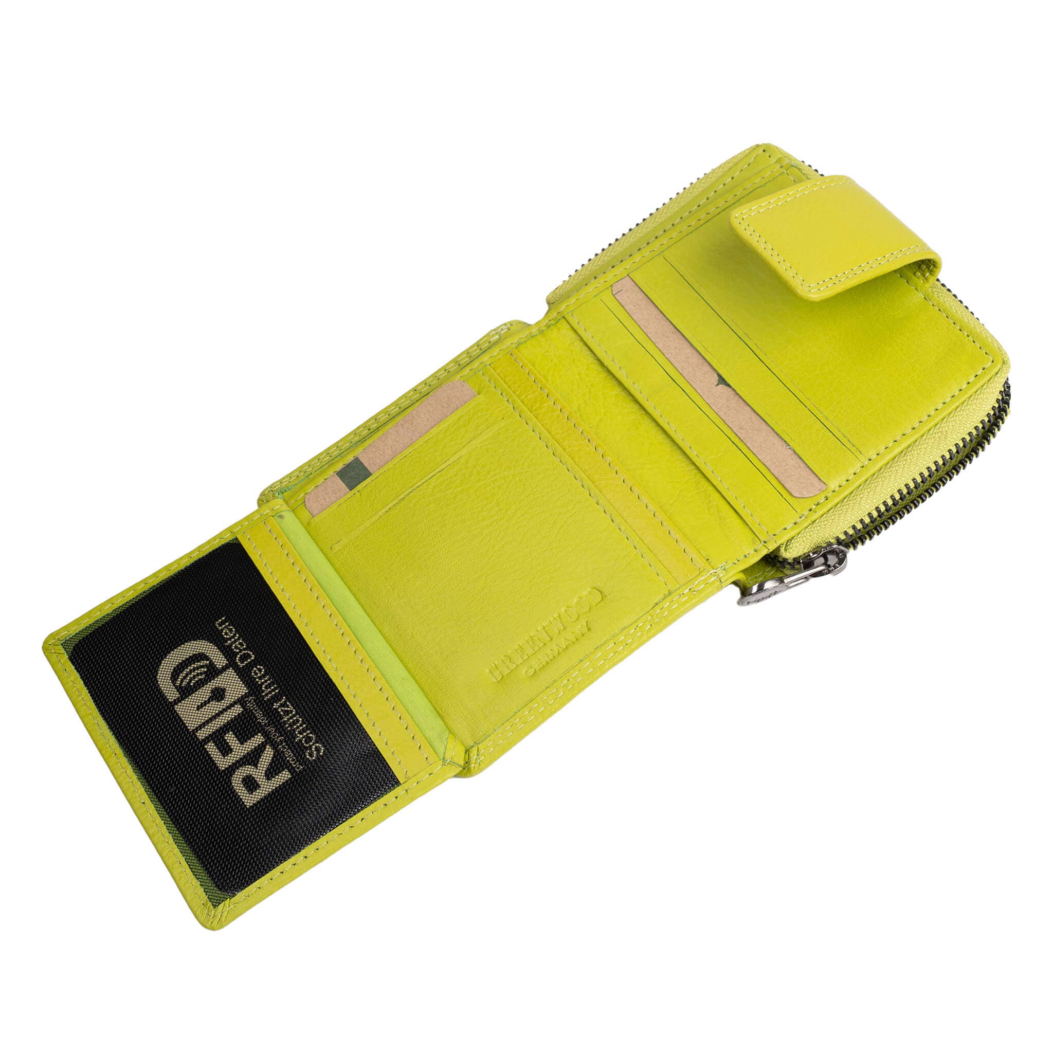 Greenwood - Wholesale Wallet - Unisex - Akiro women's small leather wallet with zip pocket28