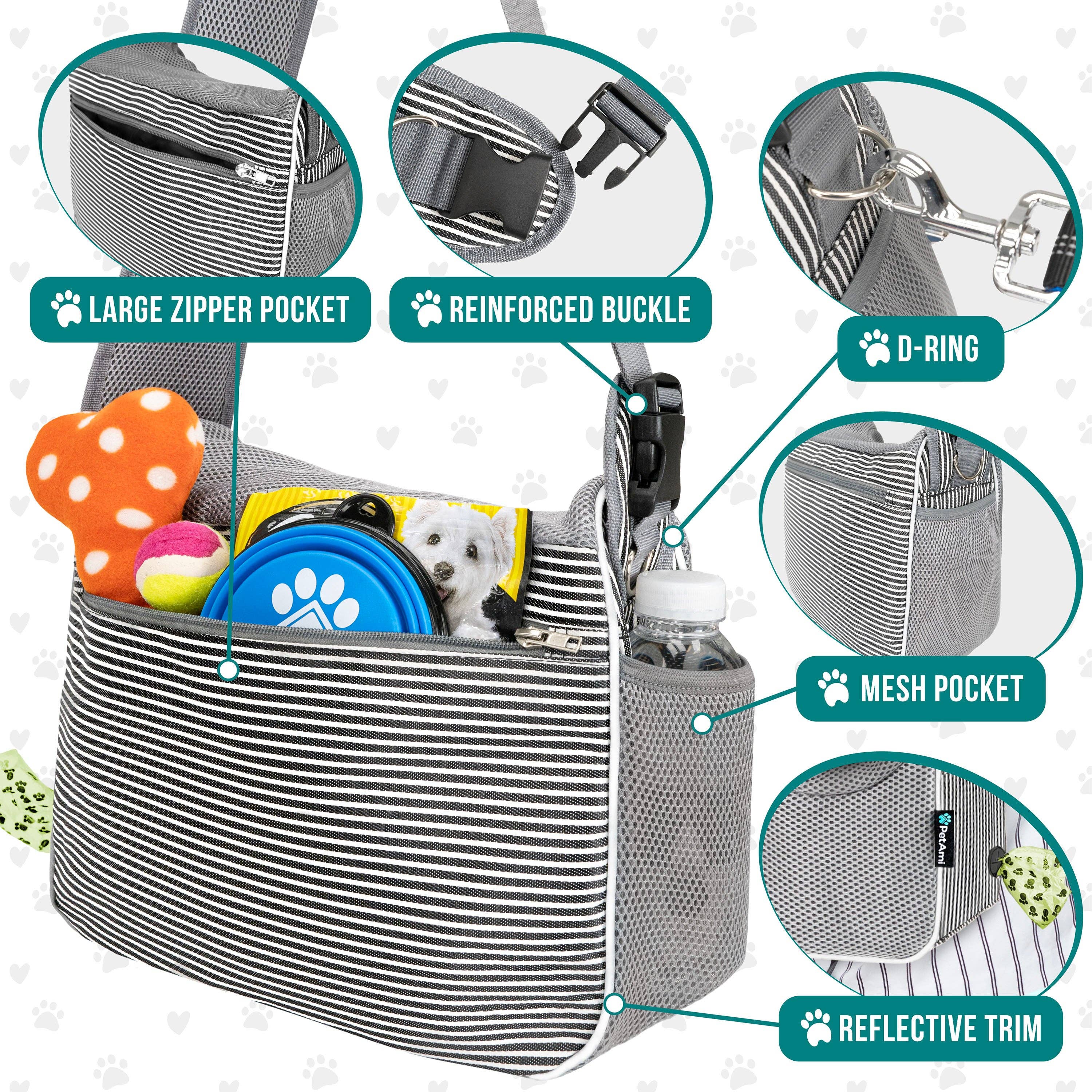 PetAmi - Vendita all'ingrosso Trasportino - Cani e gatti - Borsa a tracolla per animali domestici25