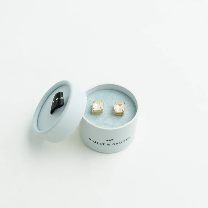 Violet & Brooks - Wholesale Stud/Post Earrings - Crystal Powder Boxed Earring20