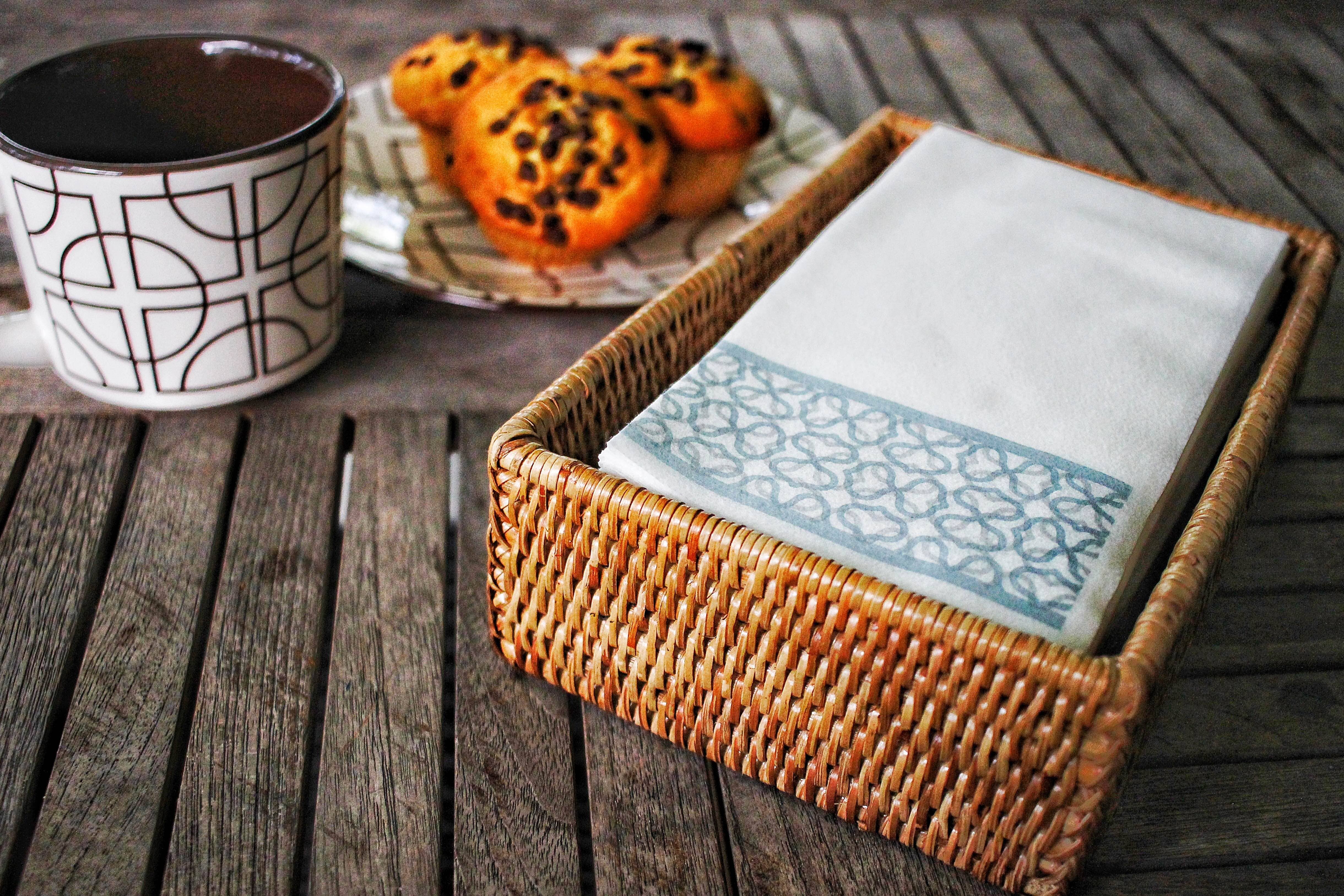 Artifacts Trading Company – wholesale Servetthållare – Rattan Gästhanddukshållare – Rektangulärt Servettfat9