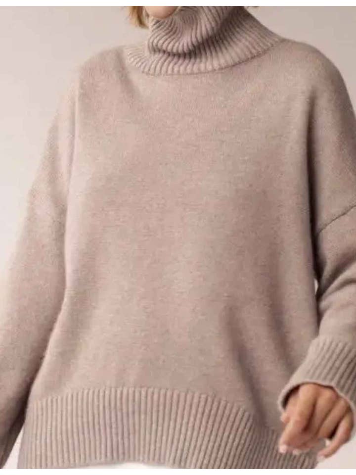 Sweetkama - Wholesale Knit Sweater - Women's - Ladies Solid Color Turthleneck Long Sleeves Knit Sweater14