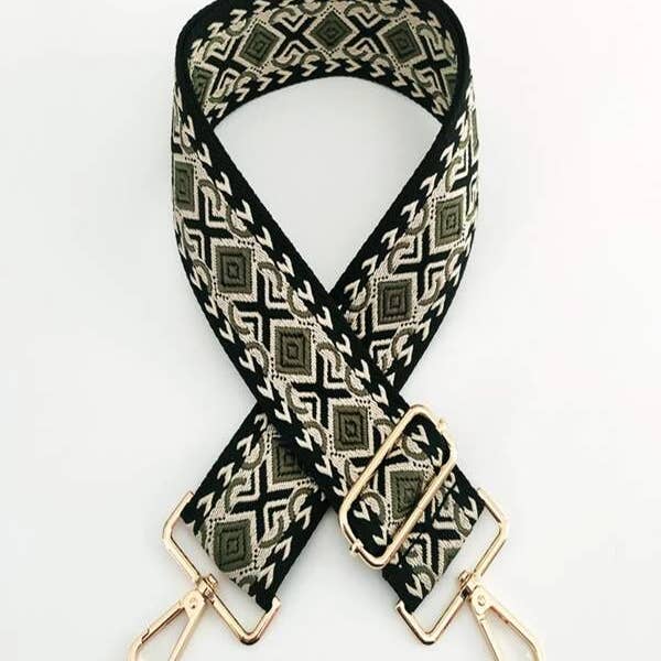 MiMi Wholesale - Wholesale Bag Strap - Women's - Boho Adjustable Women's Bag Strap with Guitar Design2