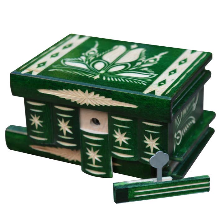 Pusselbox i vintage-stil — Unik tankenöt för wholesale av TransylvanyArt SRL