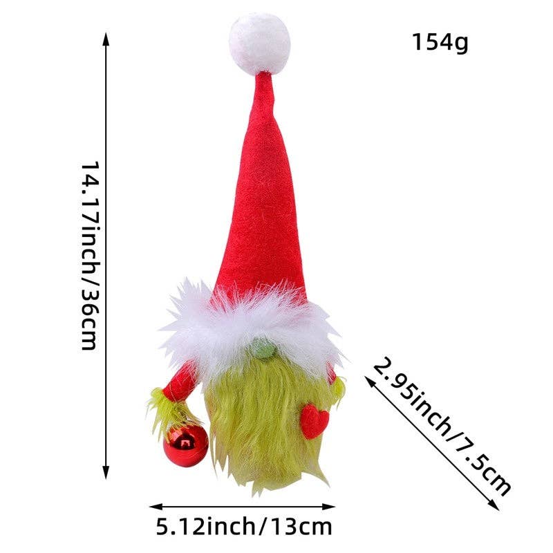 UZ Wholesale Store – Engroshandel Julepynt – Rødt Hjerte Ansigtsløs Dukke4