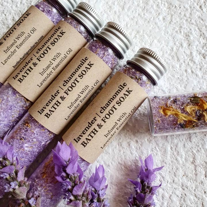 Butler Bath Products - Wholesale Bath Salts - bath salt soak test tubes