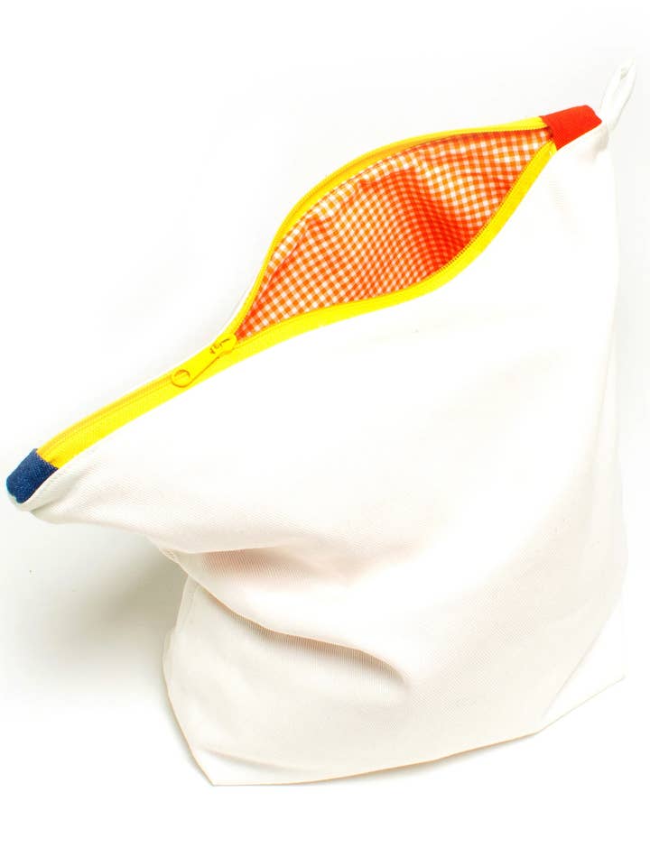 Katoenen Twill Sweater met Rits Projecttas voor wholesale door DEGEN