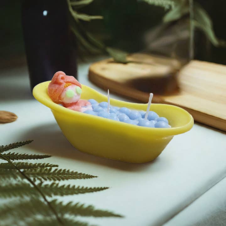 Scent Fushion Candles - Wholesale Novelty Candle - Bathtub Shaped Relaxation Candle
