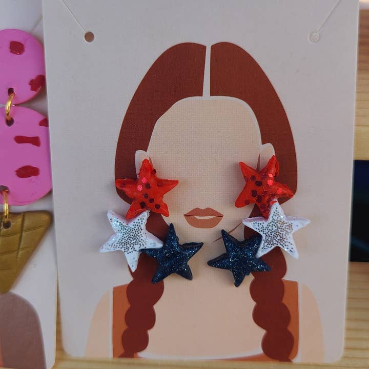 Fireworks Studs for wholesale by Wandering Ram Jewelry