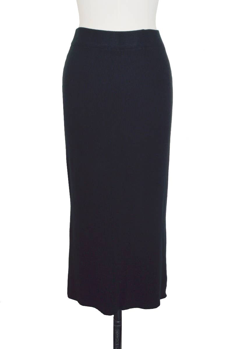 ELLI WHITE – Saia - Mulher por atacado – Saia longa de malha fina grossa5