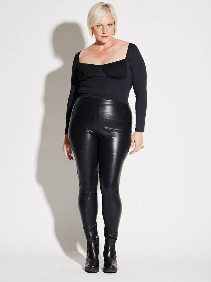 Vegan Leather Legging for wholesale by CIRCULAR PATH
