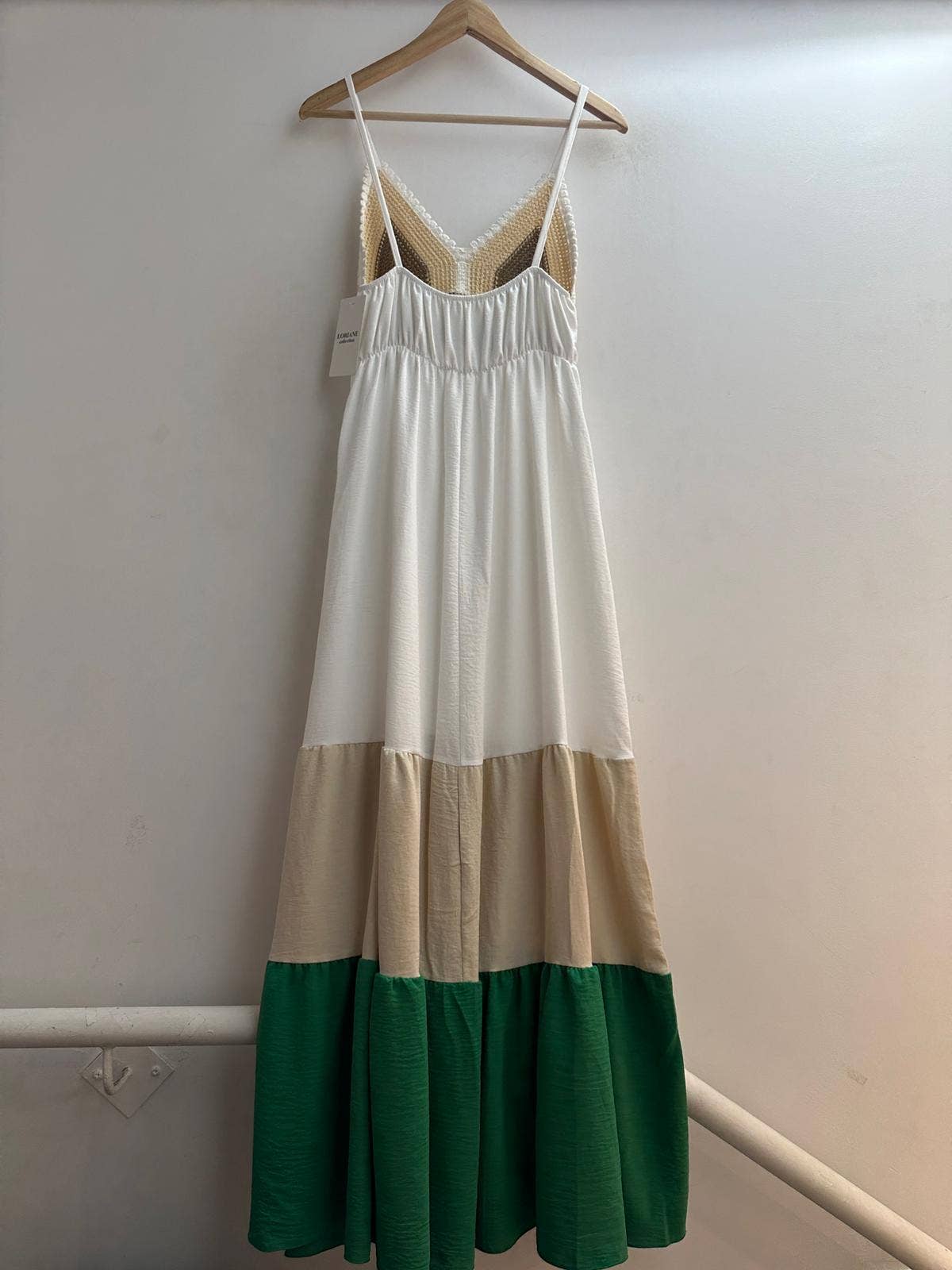 LORIANE - Venta al por mayor Vestido - Mujer - Vestido largo sin mangas bordado, talla única20