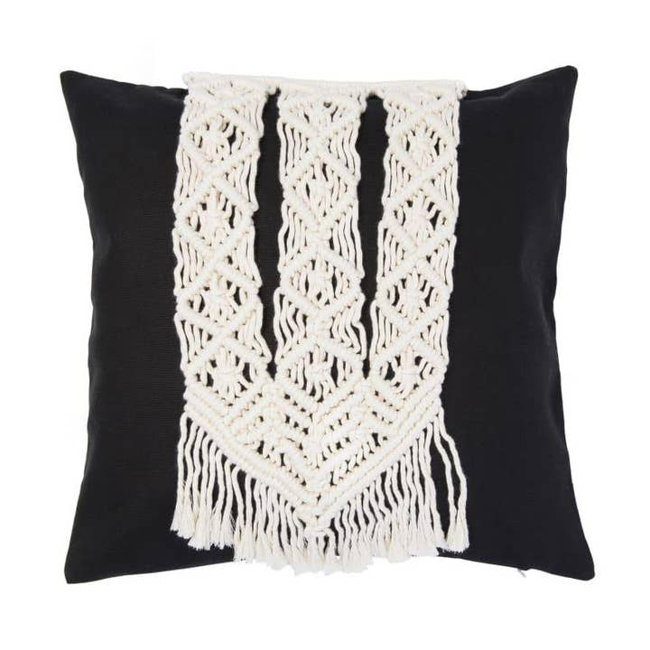 Almofada de macramê nº 1 por atacado de Bohemtolia