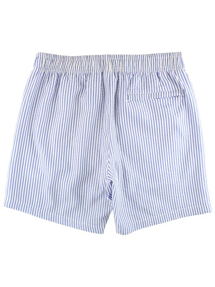 Azul Bañador de hombre azul bígaro de seersucker de venta al por mayor en Faire1