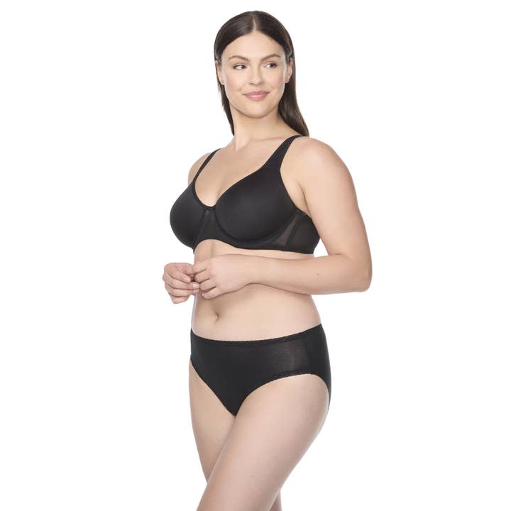 Naomi & Nicole A223 Cotton with Lace Hipster for wholesale by Patricia Eve Ltd