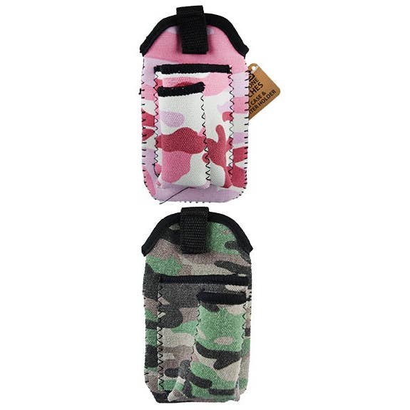 Canvas Camo Cell Phone Pouch Assortment- 2/Pack for wholesale by Novelty Closeout