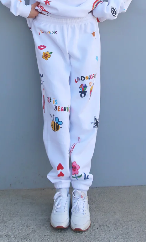 The Mayfair Group - Wholesale Lounge Sweatpants/Joggers - Women's - Somebody Loves You Sweatpants  Valentine's Day1