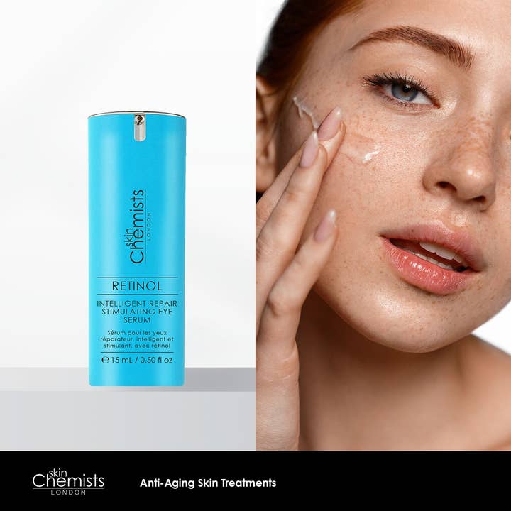 F&J USA LLC - Dr Botanicals - skinChemists - Venta al por mayor Cremas/geles para los ojos - Paquete Ahorro Doble de Sérum Estimulante para Ojos con Retinol Intelligent Repair de skinChemists 15ml