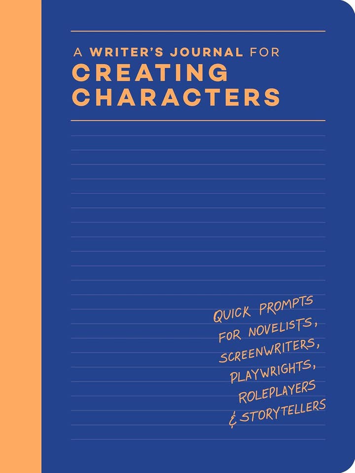 A Writer’s Journal for Creating Characters for wholesale by Chronicle Books