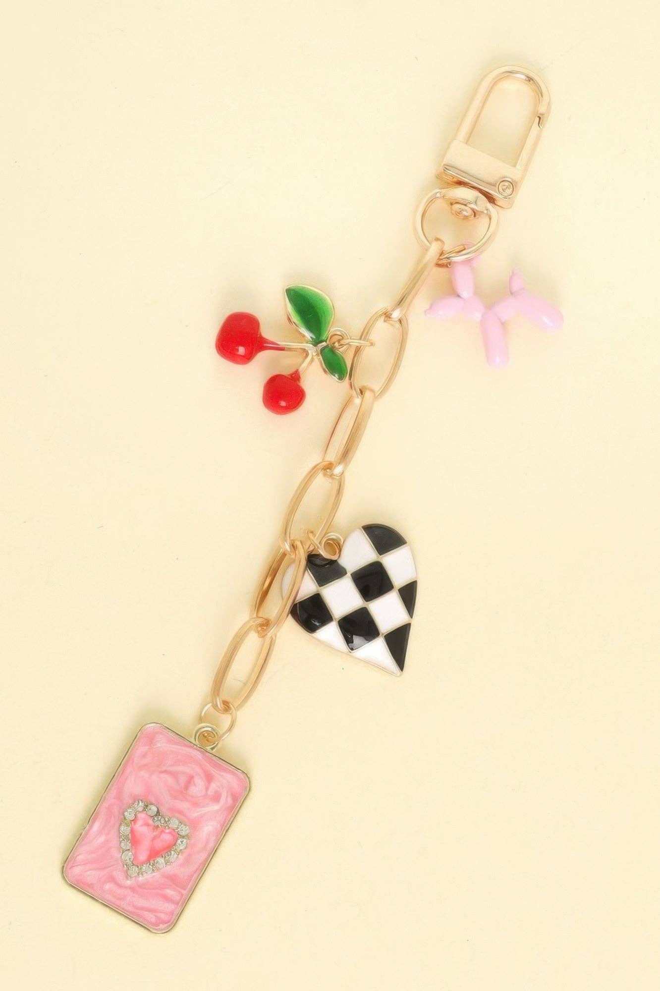 CC Wholesale Clothing - Wholesale Keychain - Women's - Girl Theme Bag Charm Keychain0