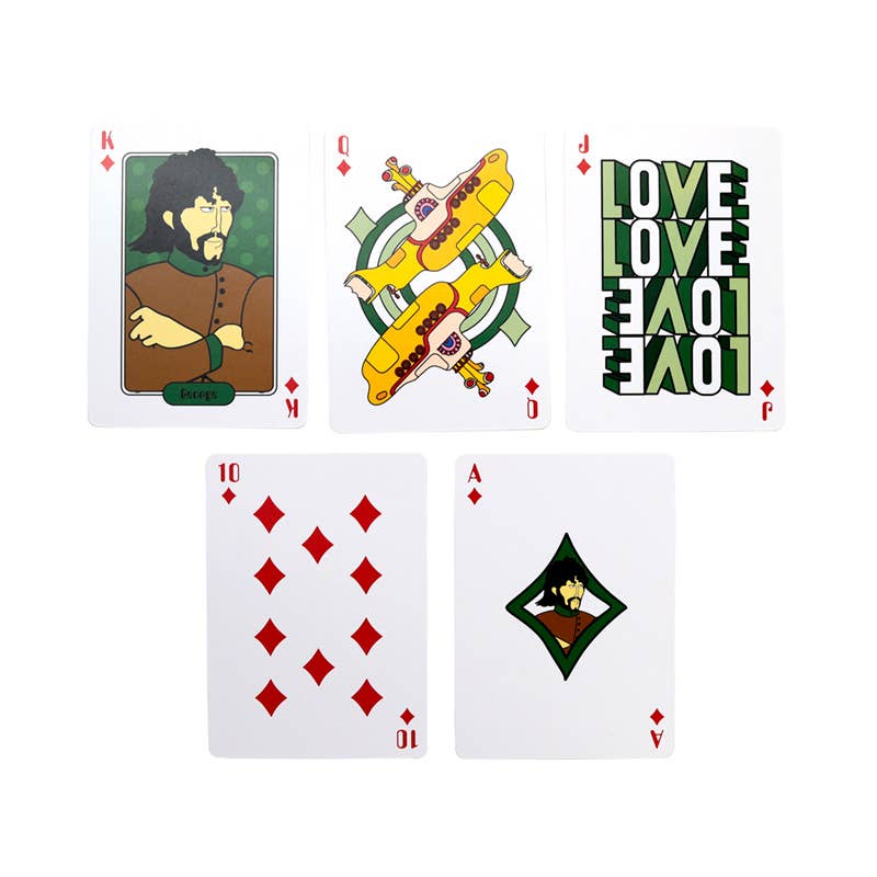 Puckator Ltd - Vente Jeu de cartes - Jeu de cartes standard The Beatles Yellow Submarine4
