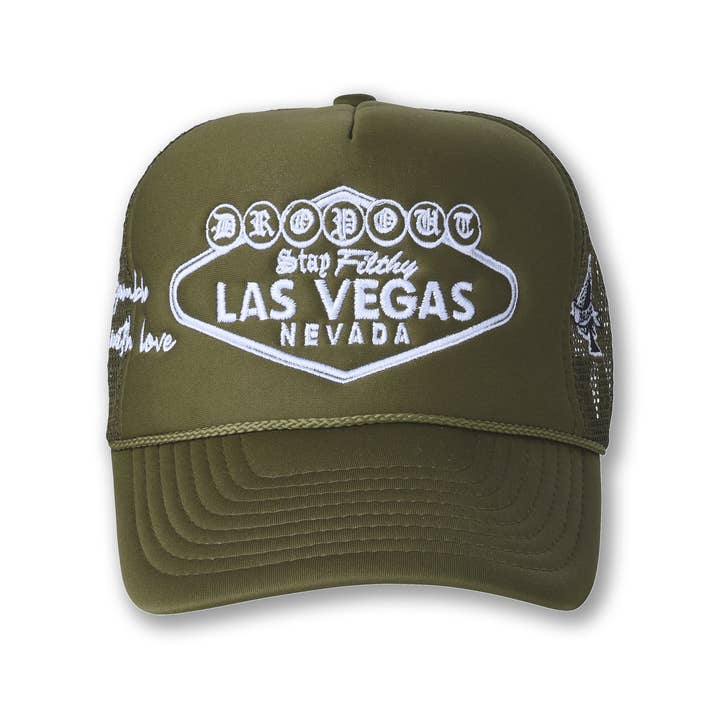 Dropout New York - Wholesale Trucker Hat - Unisex - Welcome to Vegas Trucker Hat