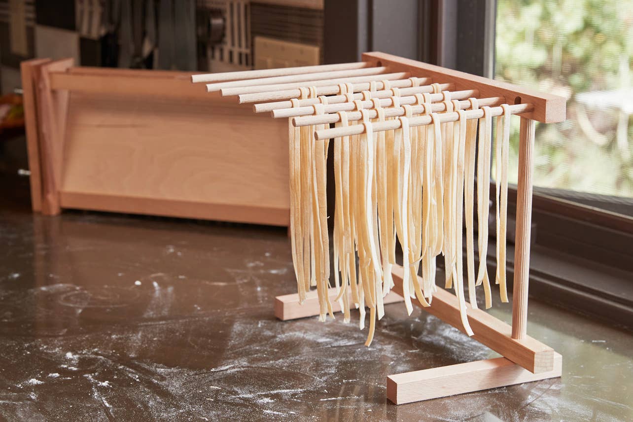 Verve Culture - Wholesale Drying Rack - Italian Beechwood Collapsible Pasta Drying Rack2