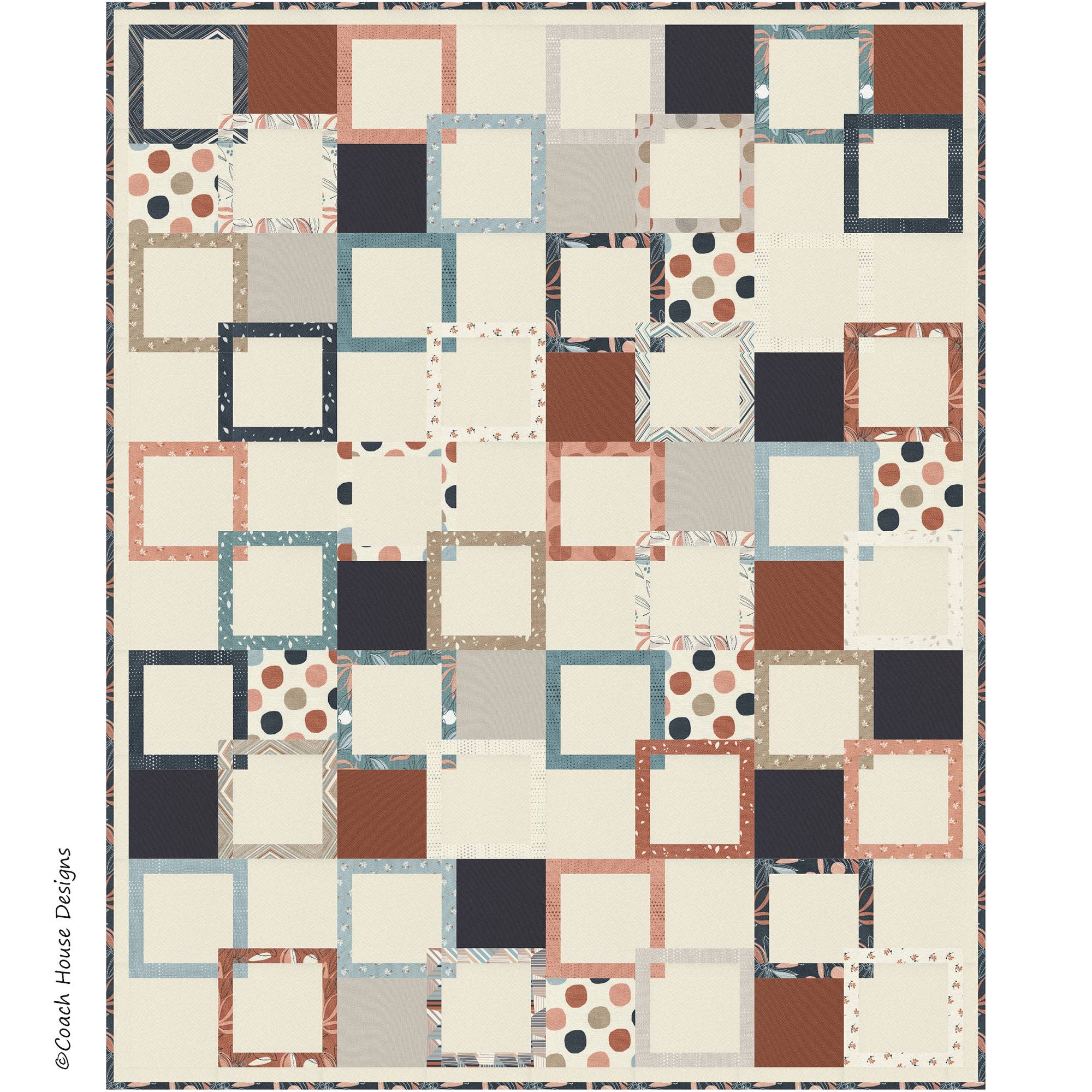 Coach House Designs - Wholesale Quilt - Patchwork Boulevard Quilt Pattern2