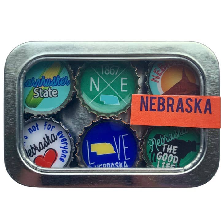 Aimants du Nebraska pour la vente par Kate's Magnets