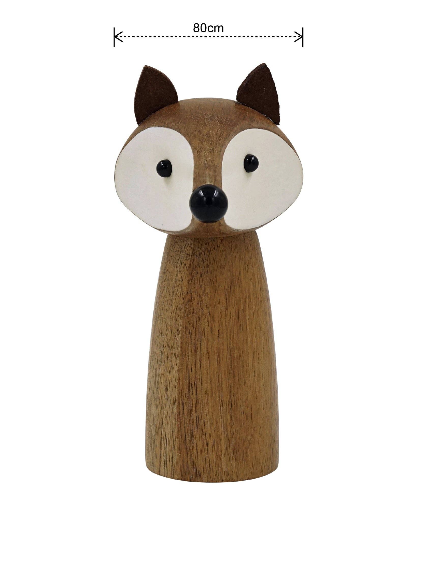 Peterson Houseware & Artwares US - Wholesale Salt & Pepper Shaker Set - Wooden Fox Salt/Pepper Mill2