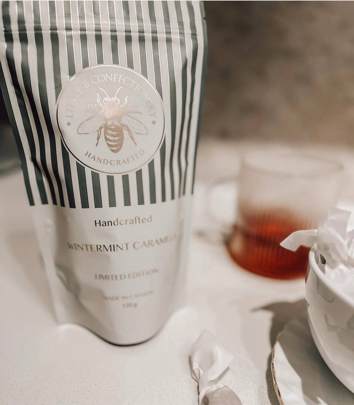 Little b Confectionery - Vente Caramels - Caramel Wintermint
