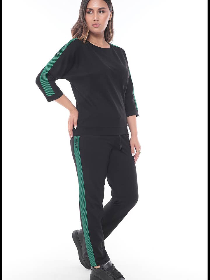 Exitlinefashion 7-24-4275-3028 Träningsdräkt för kvinnor Svart för wholesale av exitline