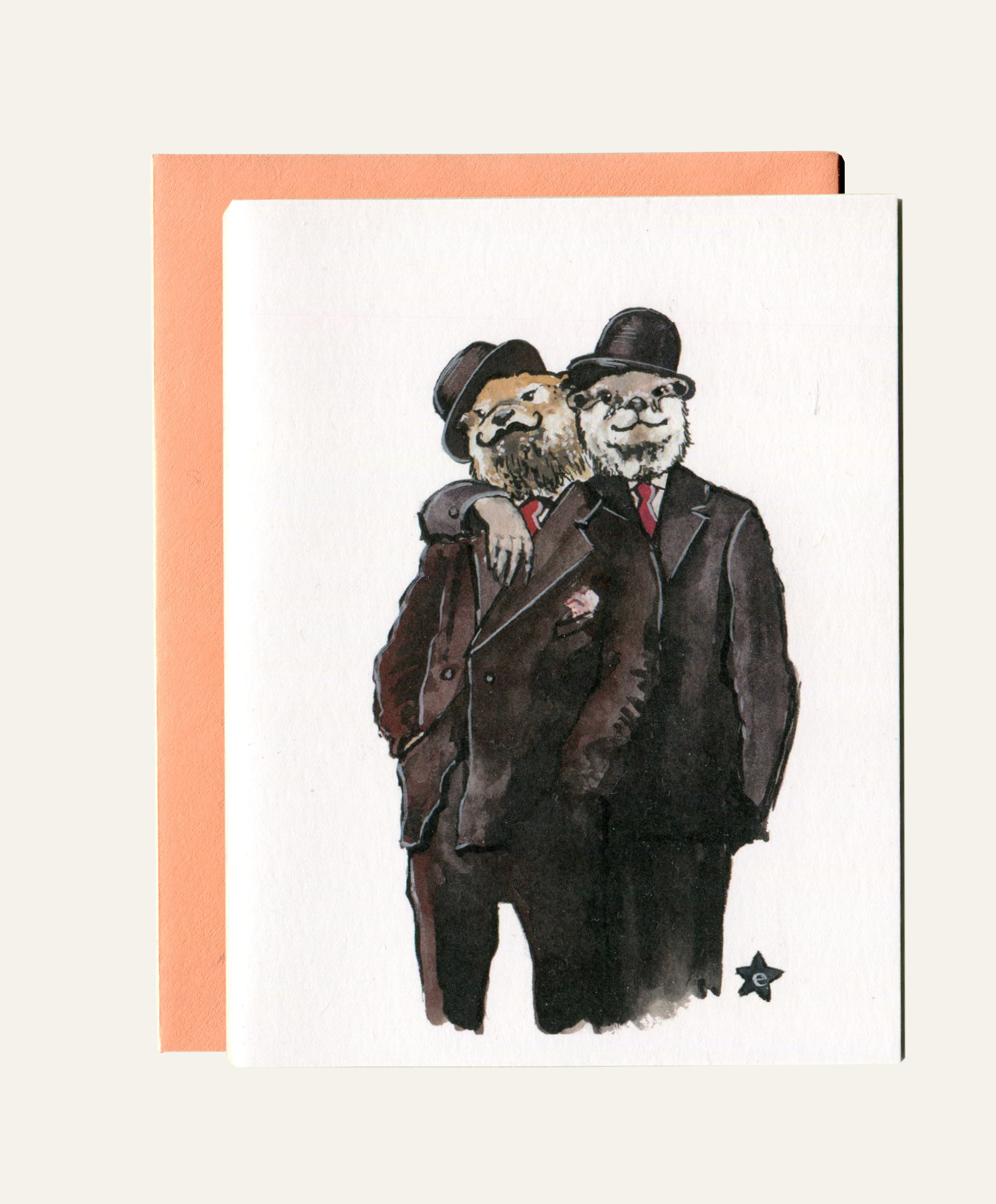 Darling Illustrations - Wholesale Love Card - No Otter Like You - Notecard1