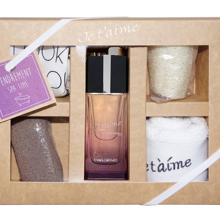 Evaflor - Wholesale Perfume Gift Set - I LOVE YOU Tenderly • Spa Time Set • Eau de Parfum