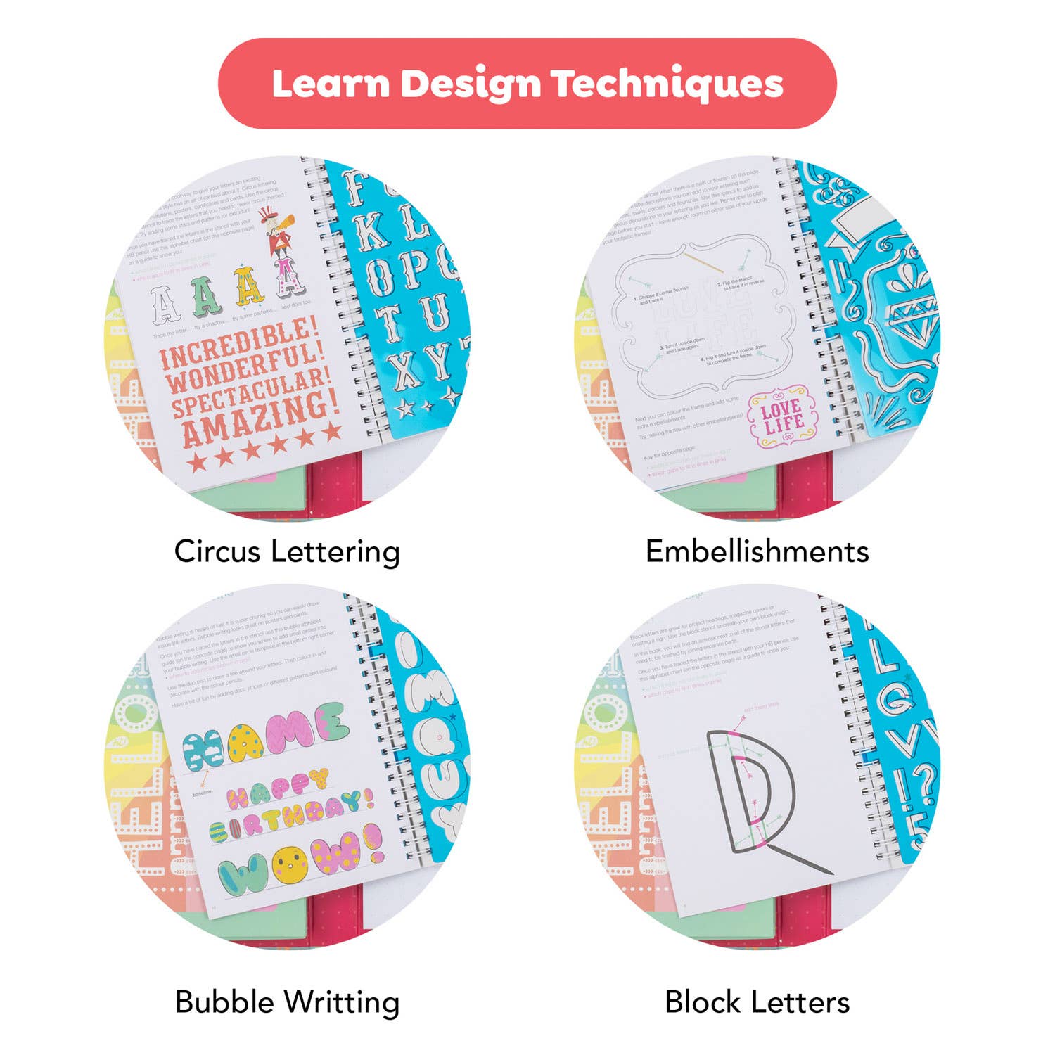 Tiger Tribe - Wholesale DIY Craft Kit - Kids - The Lovely Book of Lettering3